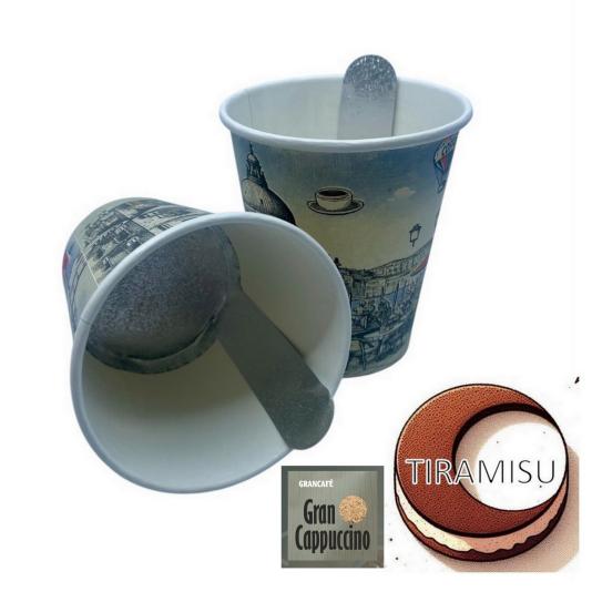 Grancafé - Tiramisu Cappuccino - InCup - egyadagos tiramisu ízesítésű  cappuccino