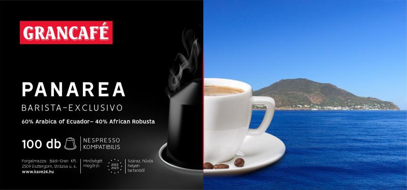 PANAREA barista exclusivo 40% African Robusta - 60% Arabica of Ecuador MEGAPACK – Nespresso® kompatibilis kávékapszula 